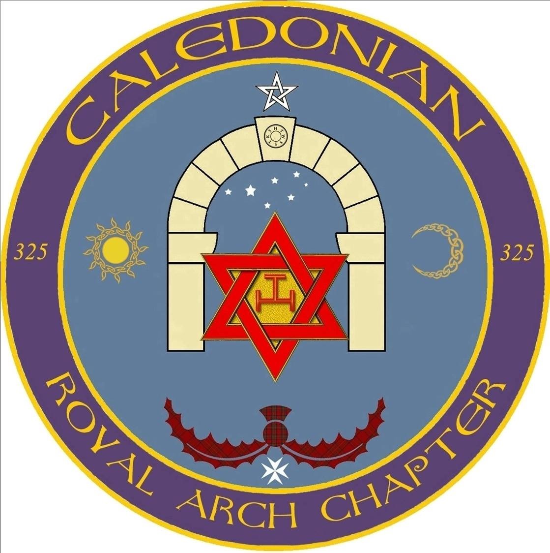 Caledonian Royal Arch Chapter emblem